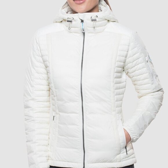 KUHL Women's Spyfire Hoody Jacket - IVORY - Picture 1 of 4